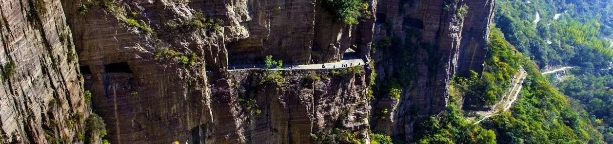 Guoliang Tunnel, the "Road of Death" by the Cliff, and Yuntai Mountain