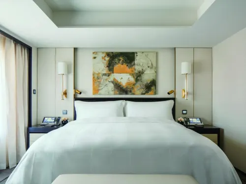 A photo of the interior of Beijing Peninsula hotel