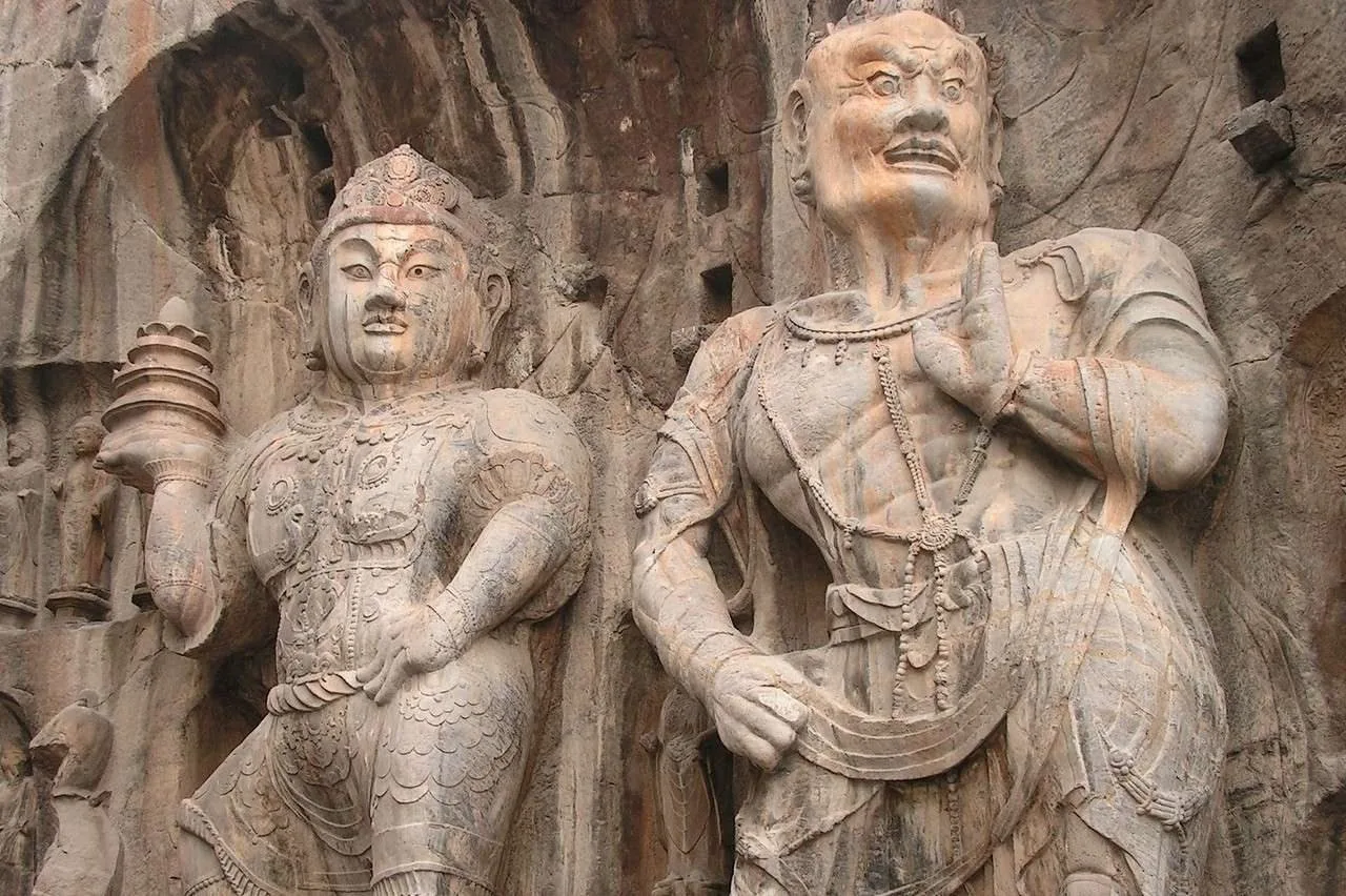 Longmen grottoes Luoyang by Cara
